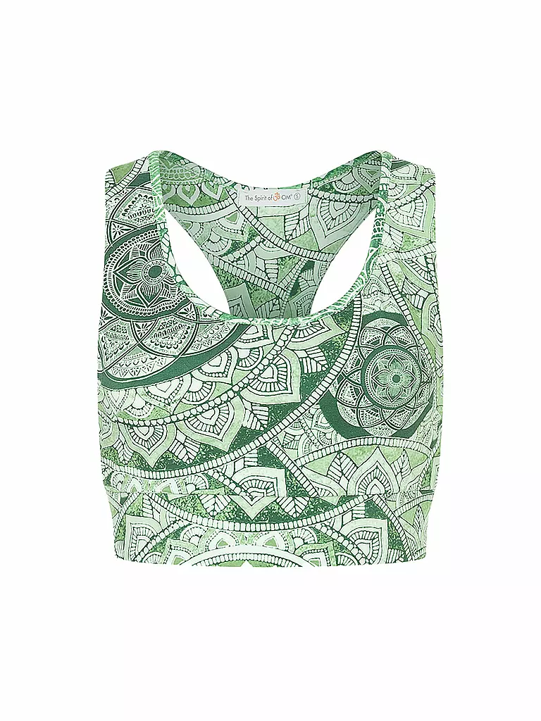 THE SPIRIT OF OM | Sujetador deportivo Flow para mujer | Verde claro