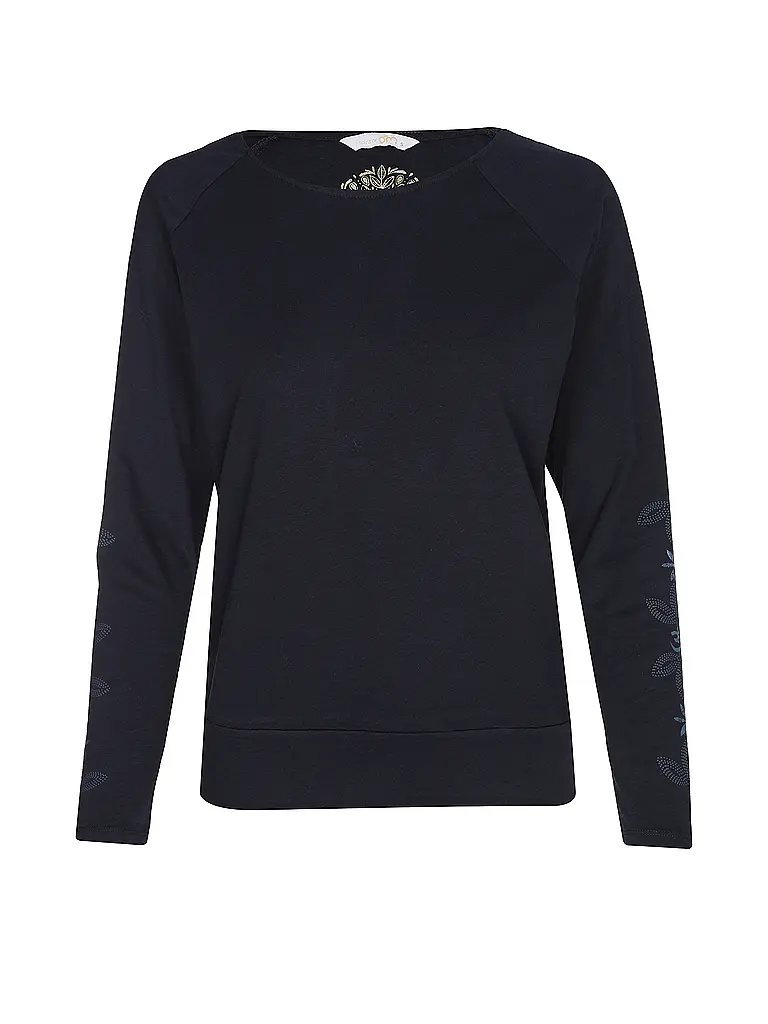 THE SPIRIT OF OM | Yogashirt Priya para mujer | Azul oscuro