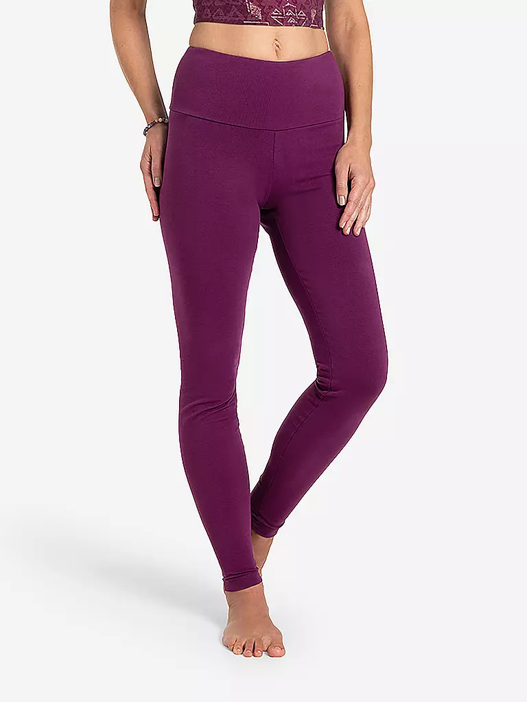 THE SPIRIT OF OM | Yogatight básico Satya Viola para mujer |