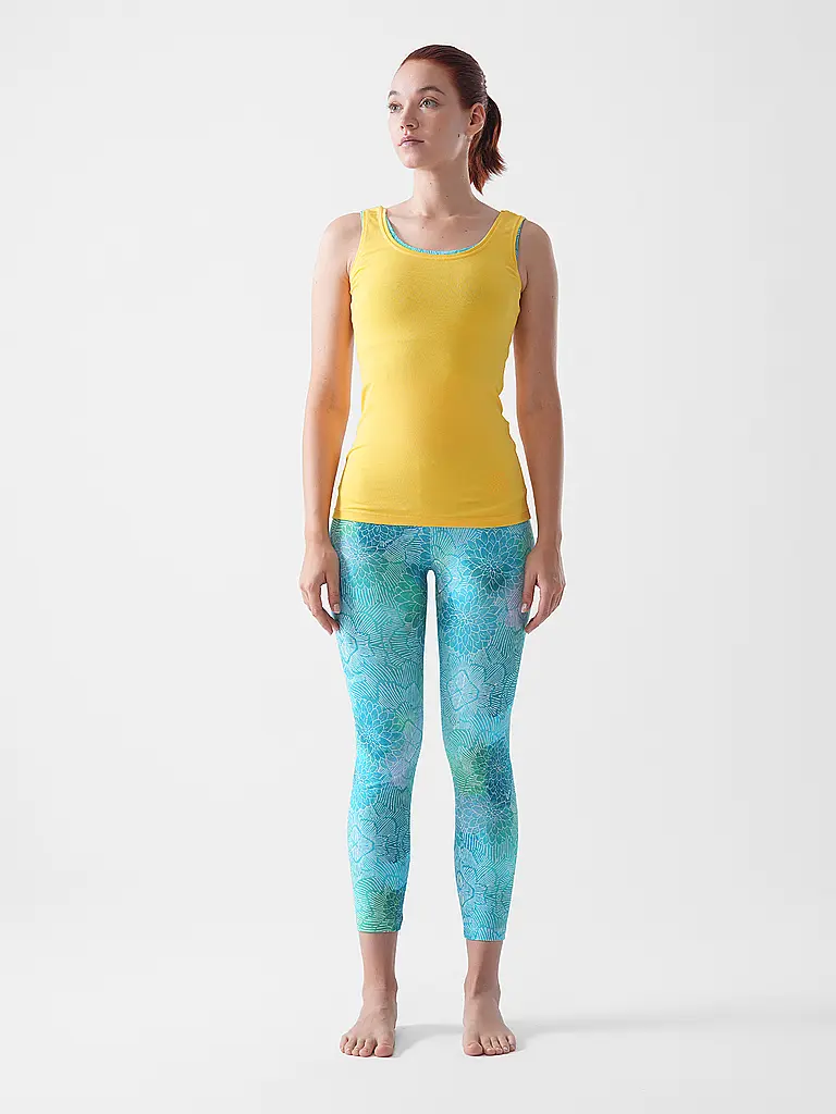 THE SPIRIT OF OM | Yogatight Madhu 7/8 para mujer | Turquesa