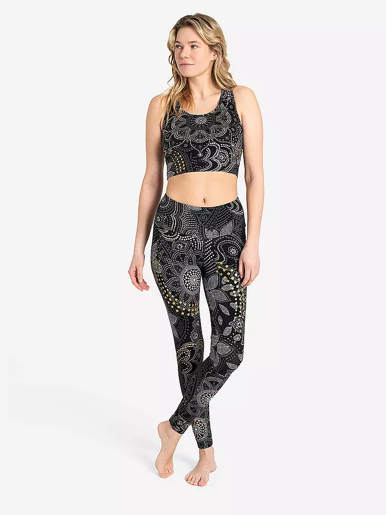 THE SPIRIT OF OM | Yogatight Maui para mujer | Negro