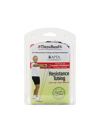 THERA-BAND | Tubos Theraband con asas flexibles, resistencia media