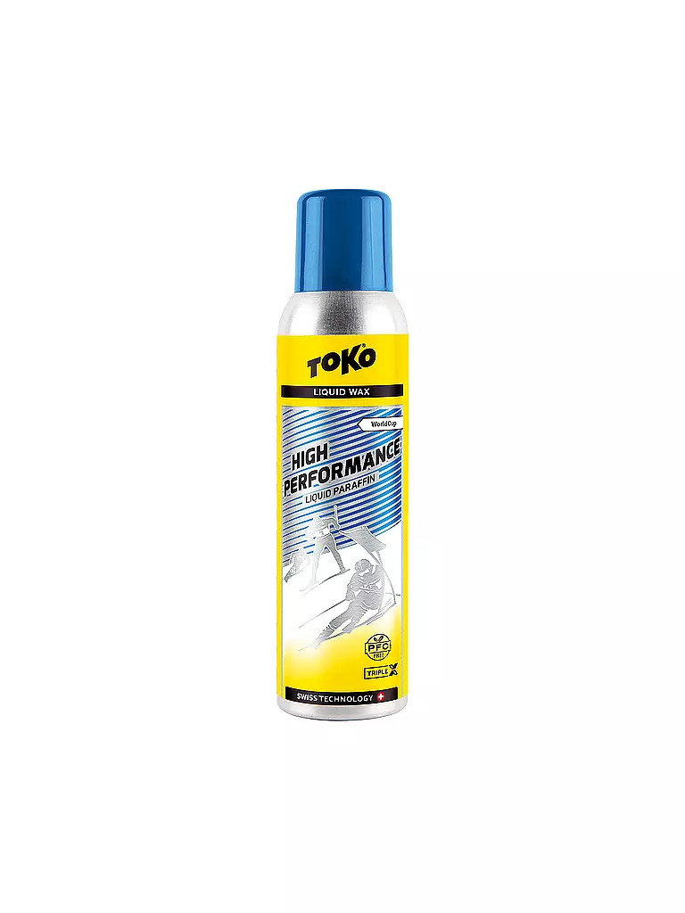 TOKO | Cera de deslizamiento Parafina líquida de alto rendimiento azul 125ml | Sin color