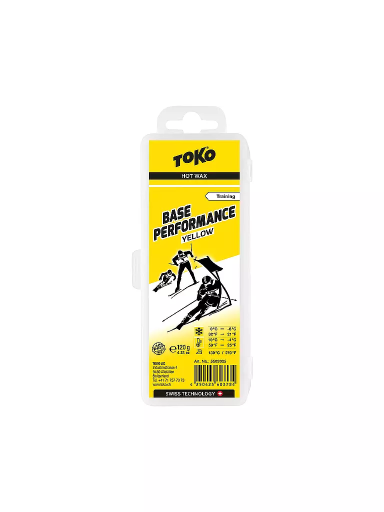 TOKO | Cera para esquíes Base Performance Hot Wax yellow | Sin color