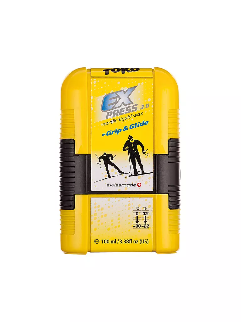TOKO | Cera para esquíes Express Grip & Glide Pocket | Amarillo