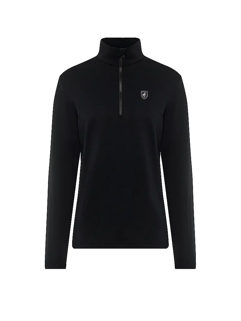 TONI SAILER | Camiseta interior con cremallera Brendan para hombre | Negro