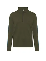 TONI SAILER | Camiseta interior con cremallera Giorgio para hombre | Verde oscuro