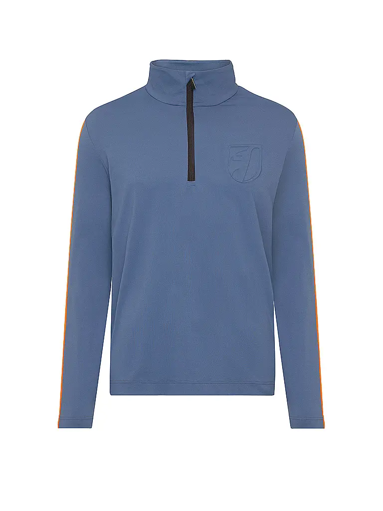 TONI SAILER | Camiseta interior con cremallera Giorgio para hombre | Azul