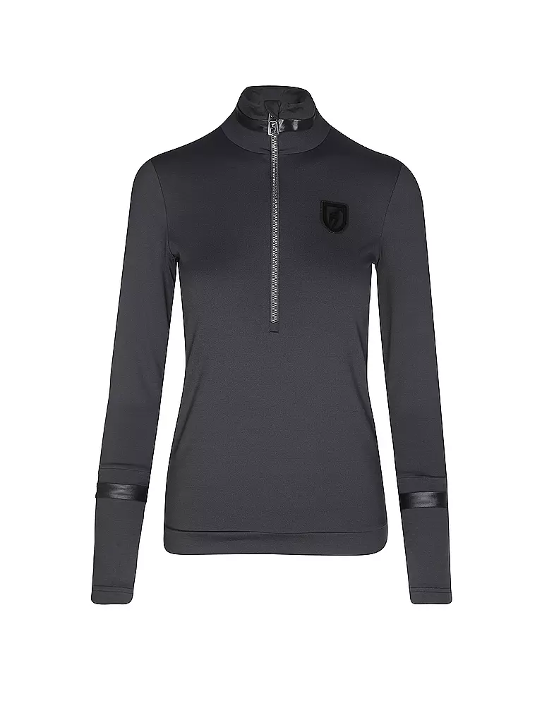 TONI SAILER | Damen Unterzieh Zipshirt Amie | Negro