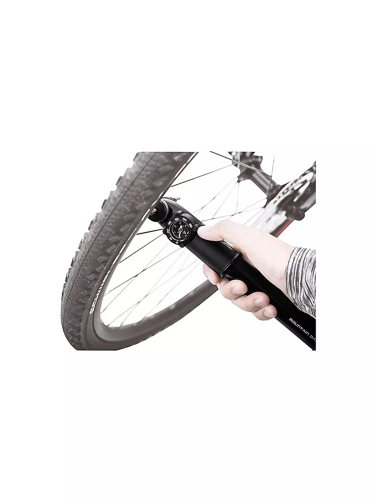 TOPEAK | Bomba de amortiguador de bicicleta TP Mountain DA_G | Negro