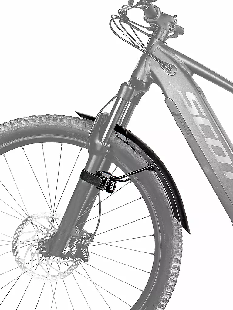 TOPEAK | MTB-Schutzblech Tetrafender M1 Vorne | Negro