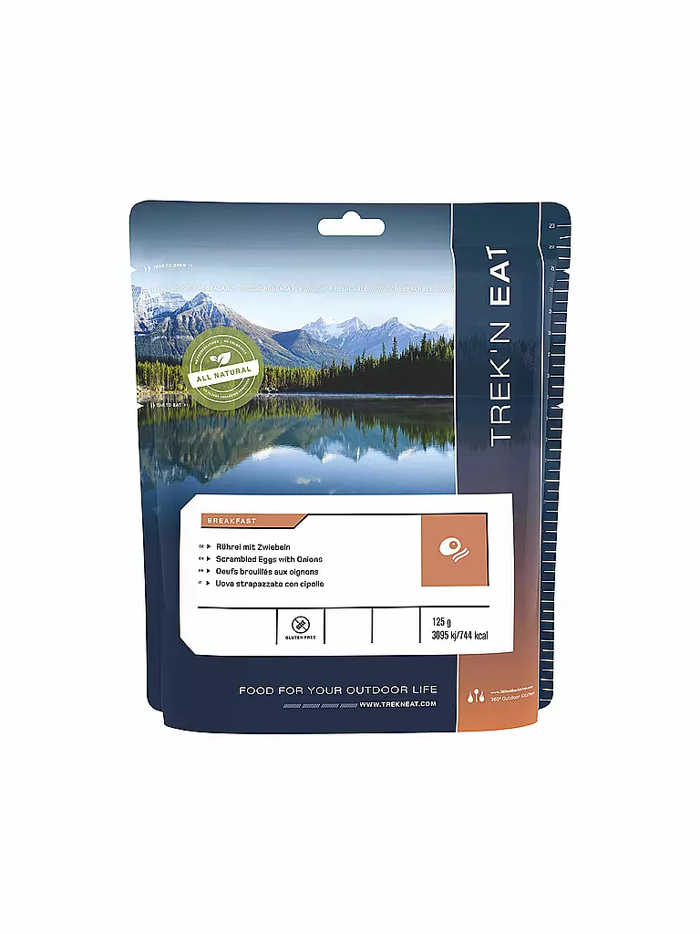 TREKN EAT | Outdoorfood Huevos revueltos con cebolla | Sin color