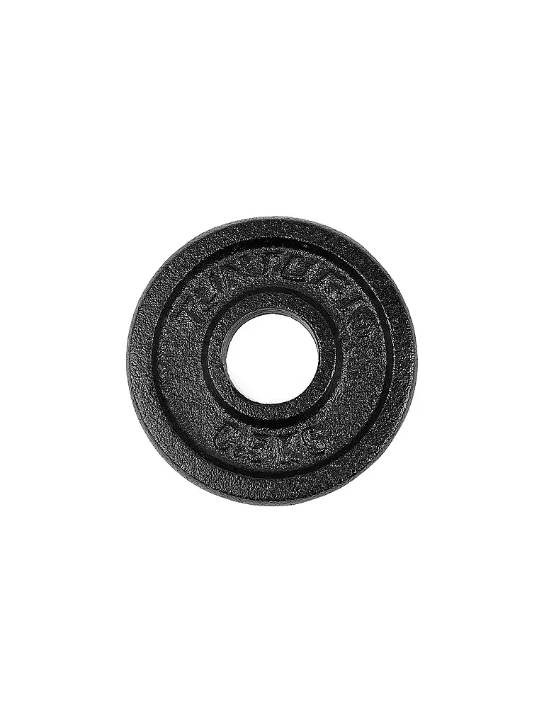 TUNTURI | Discos de hierro fundido para mancuernas 2 x 0,5 KG | Negro