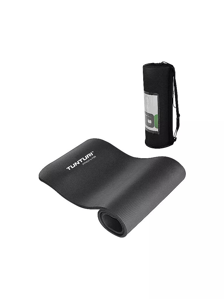 TUNTURI | Esterilla de fitness NBR | Negro