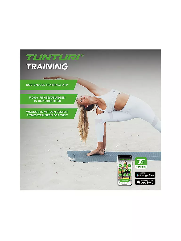 TUNTURI | Esterilla de yoga de TPE de 4 mm | 