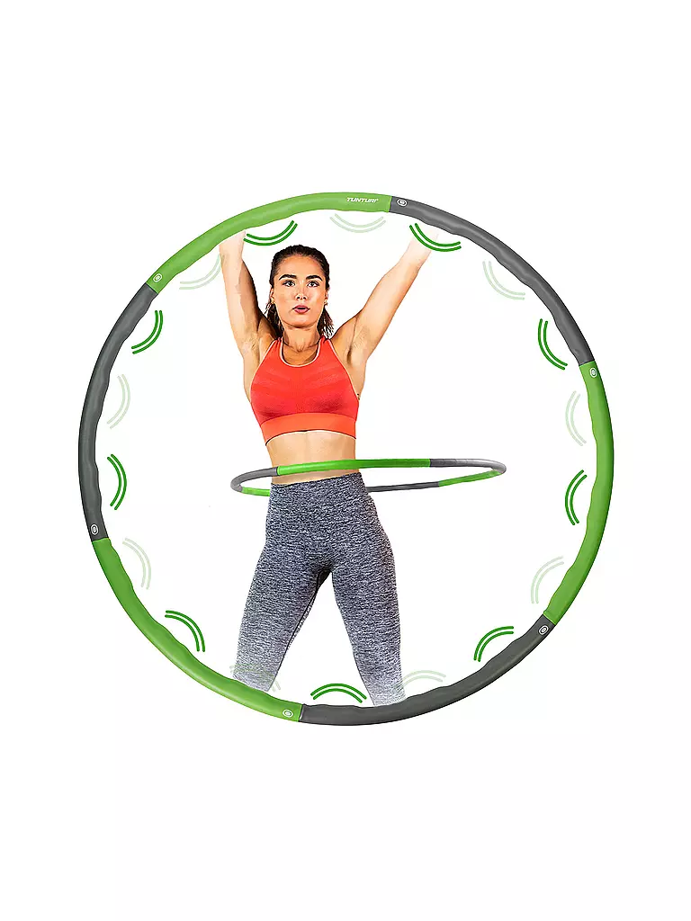 TUNTURI | Hula Hoop 1,8 kg | Verde