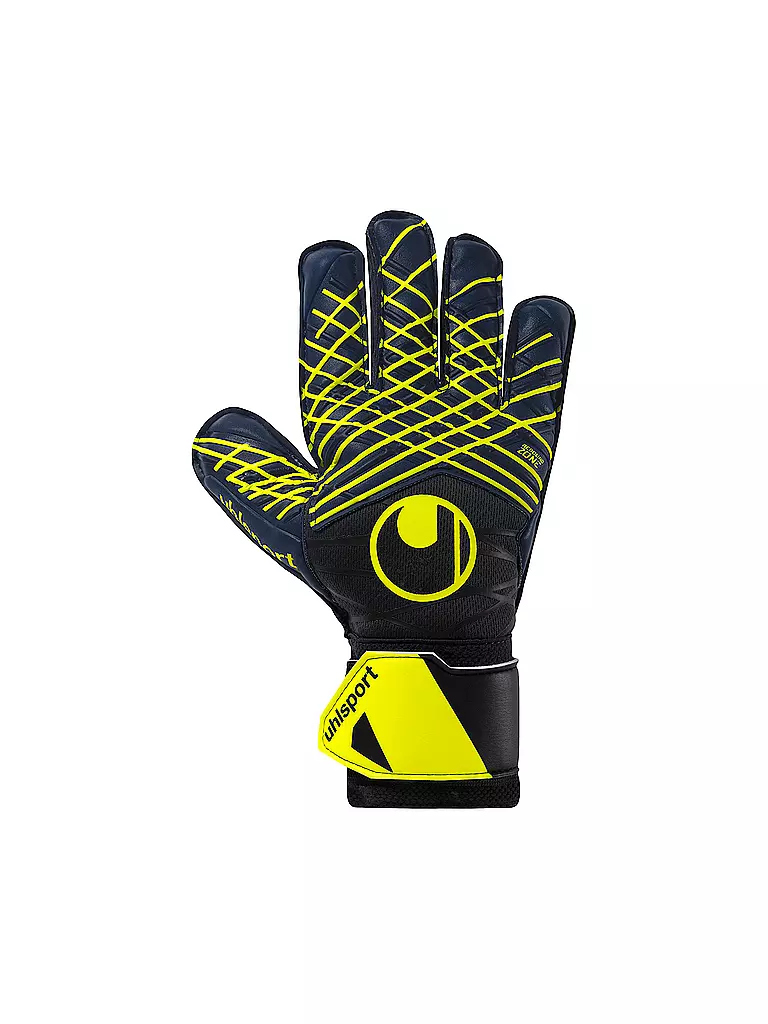 UHLSPORT | Guantes de portero Prediction Soft Pro | Azul oscuro