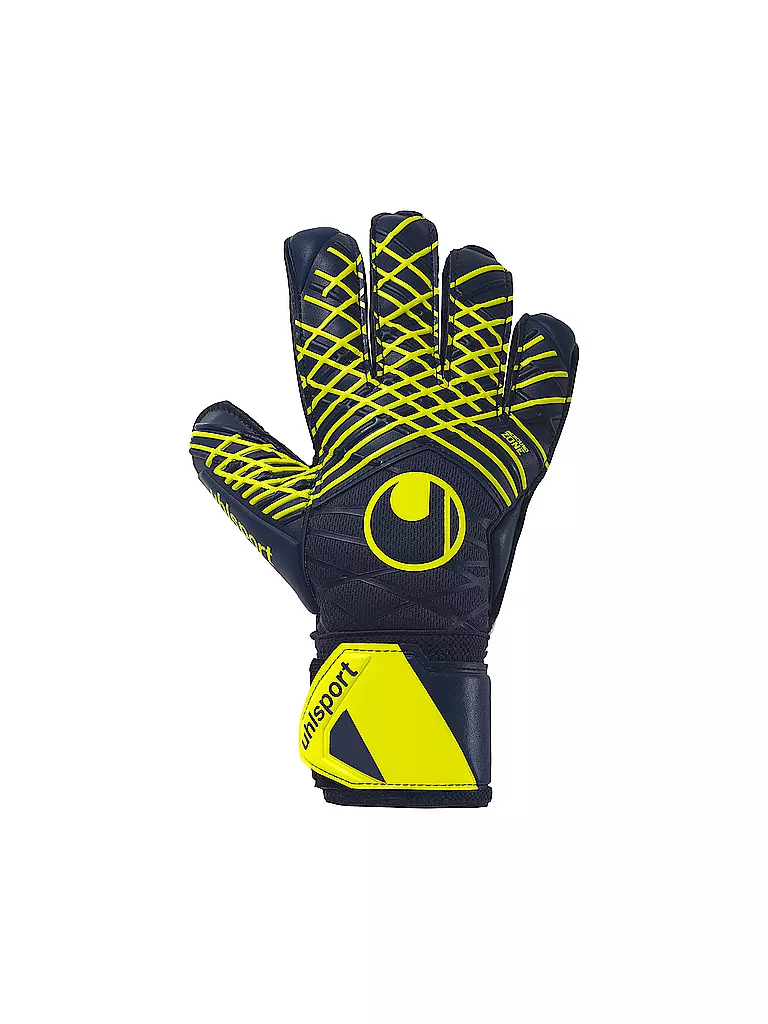 UHLSPORT | Guantes de portero Prediction Supersoft | Azul oscuro