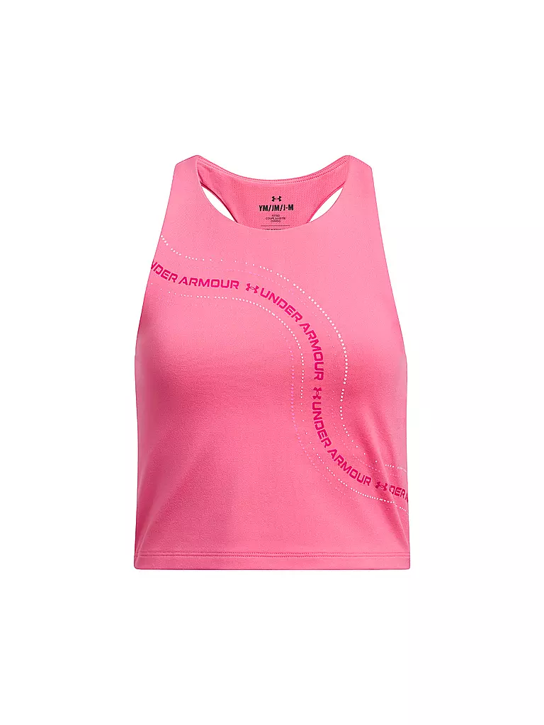 UNDER ARMOUR | Camiseta de fitness corta con marca UA Motion para niña | Fucsia