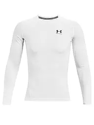 UNDER ARMOUR | Camiseta de fitness para hombre HeatGear® Armour | Blanco