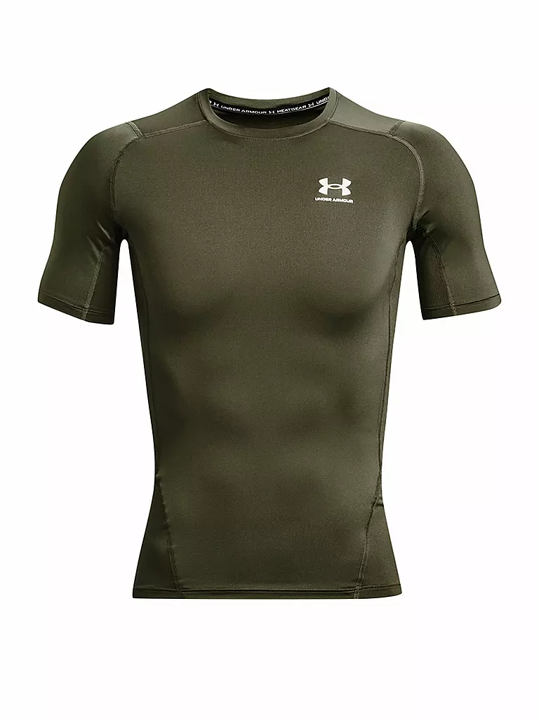 UNDER ARMOUR | Camiseta de fitness para hombre HeatGear® Armour | Oliva