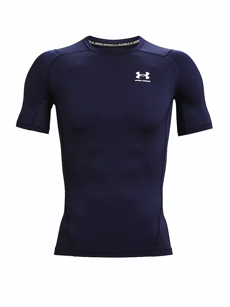 UNDER ARMOUR | Camiseta de fitness para hombre HeatGear® Armour | Azul oscuro