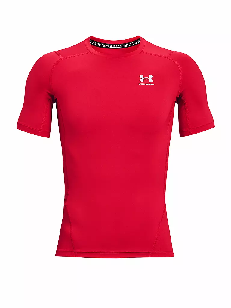 UNDER ARMOUR | Camiseta de fitness para hombre HeatGear® Armour | Rojo