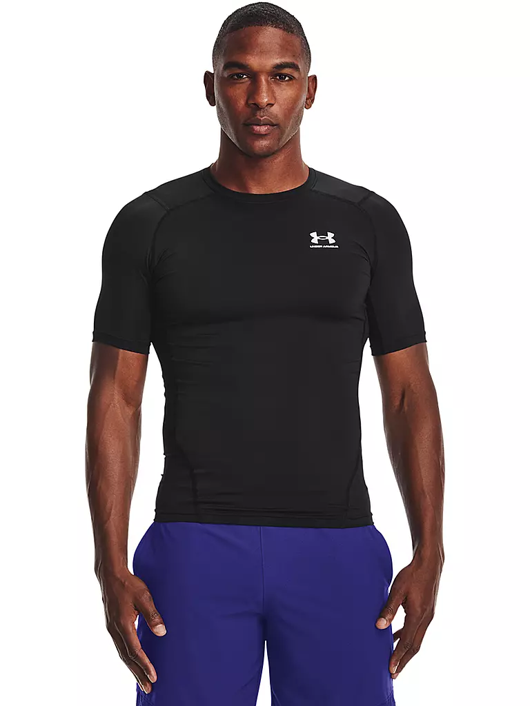 UNDER ARMOUR | Camiseta de fitness para hombre HeatGear® Armour | Negro