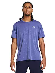 UNDER ARMOUR | Camiseta de fitness para hombre UA Launch Splatter | Azul