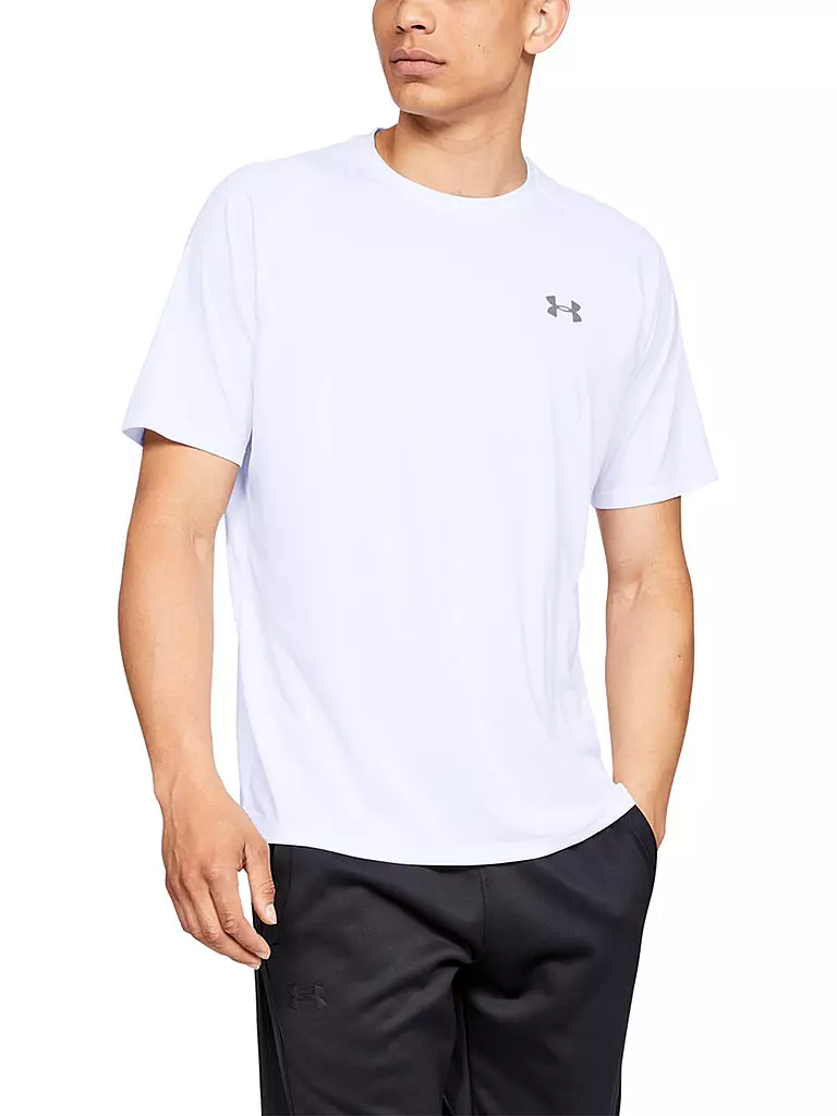 UNDER ARMOUR | Camiseta de fitness para hombre UA Tech™ 2.0 | Blanco