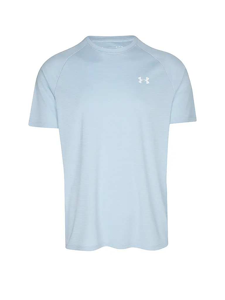 UNDER ARMOUR | Camiseta de fitness para hombre UA Tech™ estructurada | Azul claro