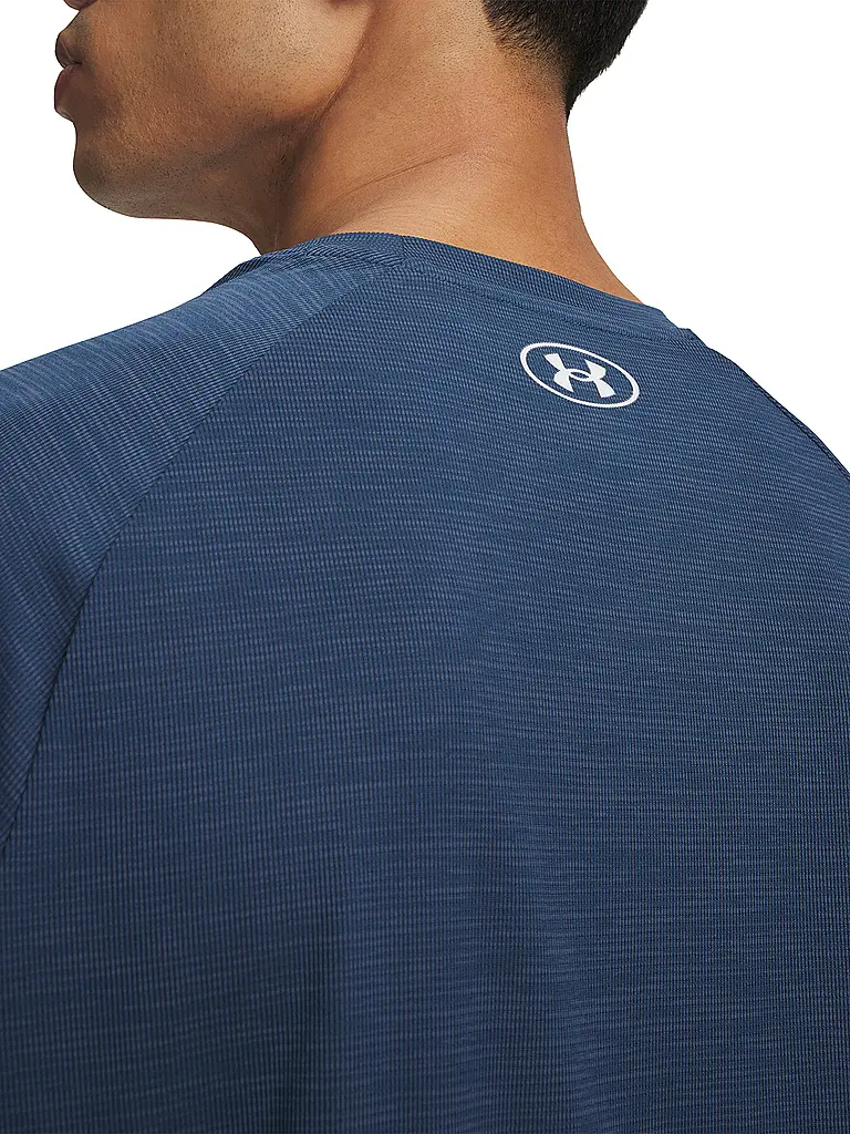 UNDER ARMOUR | Camiseta de fitness para hombre UA Tech™ Estructurada | Azul oscuro