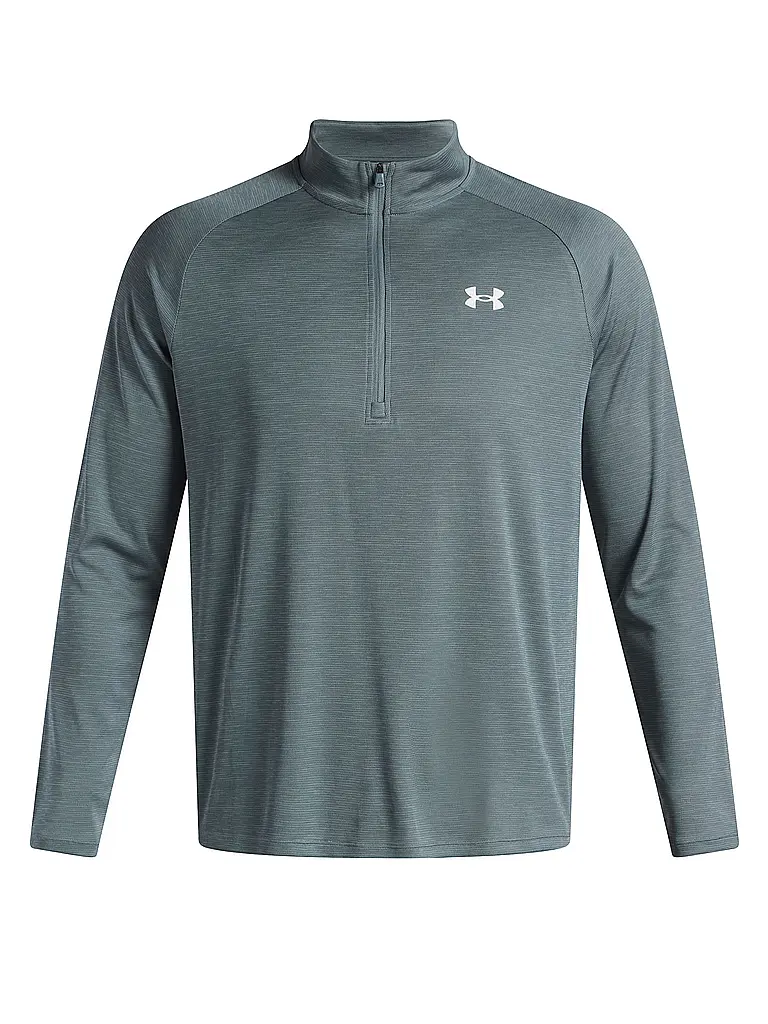 UNDER ARMOUR | Camiseta de fitness para hombre UA Tech™ Textured ½ Zip | Petróleo