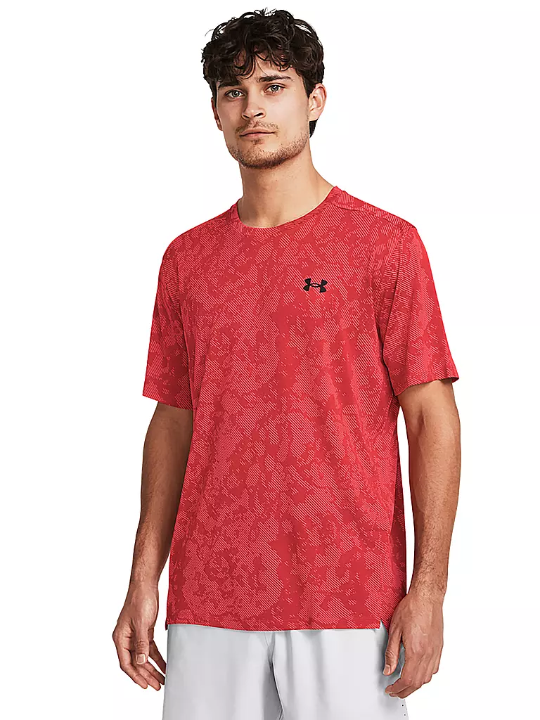 UNDER ARMOUR | Camiseta de fitness para hombre UA Tech™ Vent Geode | Rojo