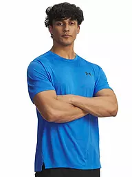 UNDER ARMOUR | Camiseta de fitness para hombre UA TechTM Vent Jacquard | Azul
