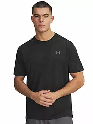 UNDER ARMOUR | Camiseta de fitness para hombre UA TechTM Vent Jacquard | Negro