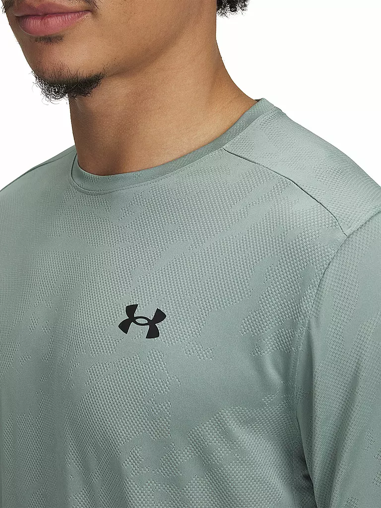 UNDER ARMOUR | Camiseta de fitness para hombre UA TechTM Vent Jacquard | Menta