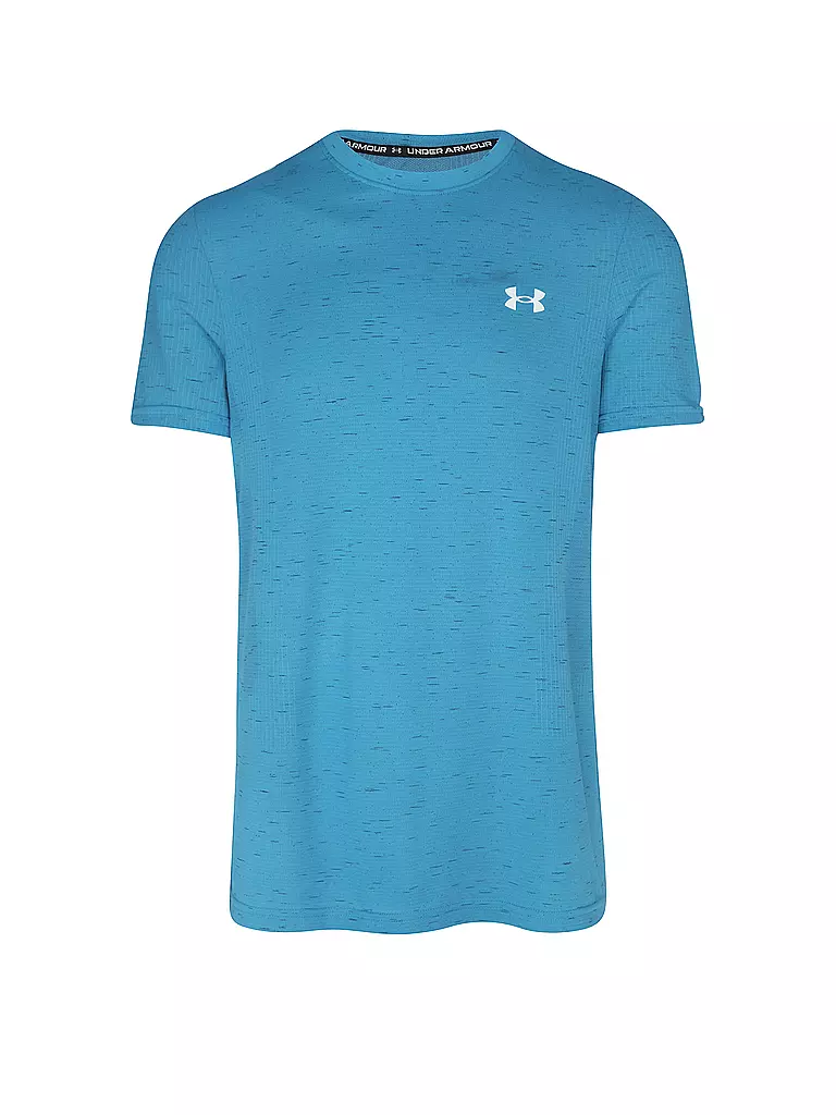 UNDER ARMOUR | Camiseta de fitness para hombre UA Vanish Seamless | Azul claro