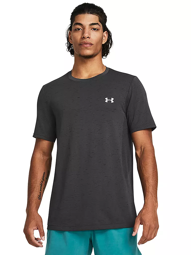 UNDER ARMOUR | Camiseta de fitness para hombre UA Vanish Seamless | Gris