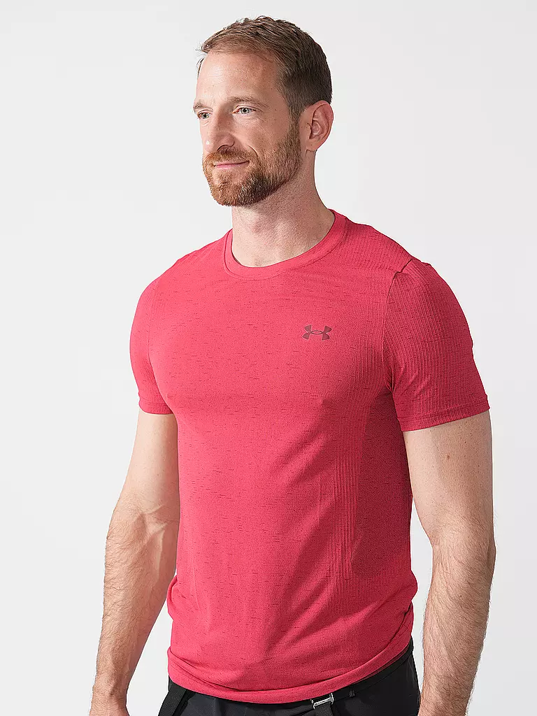 UNDER ARMOUR | Camiseta de fitness para hombre UA Vanish Seamless | Rojo