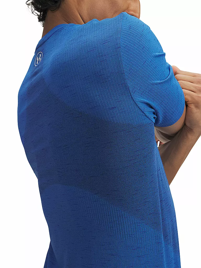 UNDER ARMOUR | Camiseta de fitness para hombre UA Vanish Seamless | Azul