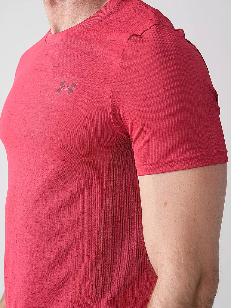 UNDER ARMOUR | Camiseta de fitness para hombre UA Vanish Seamless | Rojo