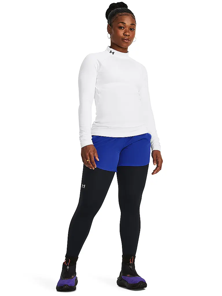 UNDER ARMOUR | Camiseta de fitness para mujer ColdGear® Authentics Mockneck |