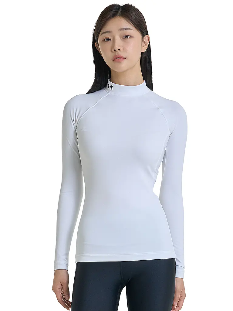 UNDER ARMOUR | Camiseta de fitness para mujer ColdGear® Authentics Mockneck |