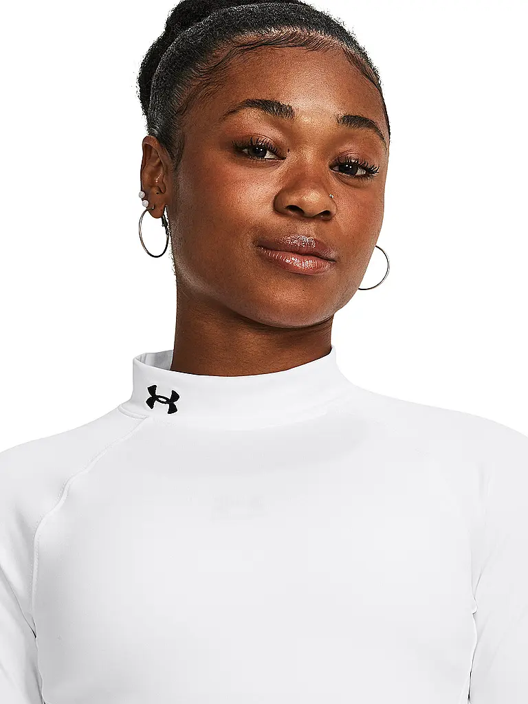 UNDER ARMOUR | Camiseta de fitness para mujer ColdGear® Authentics Mockneck |