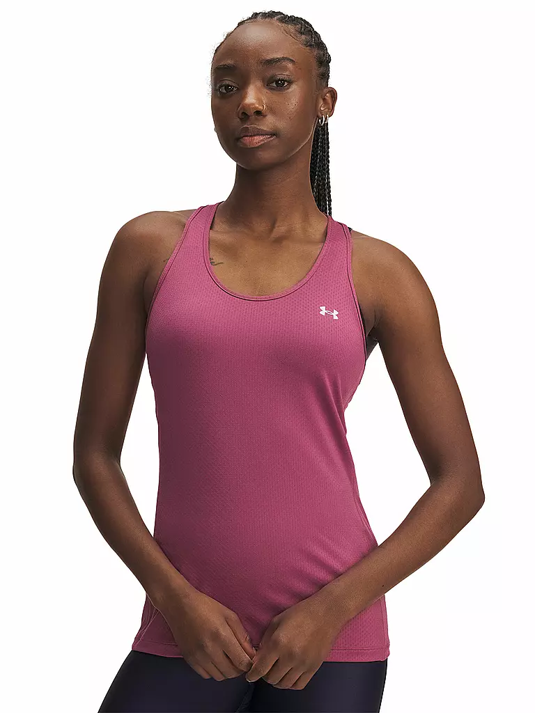 UNDER ARMOUR | Camiseta de fitness para mujer HeatGear® Armour Racer | Baya