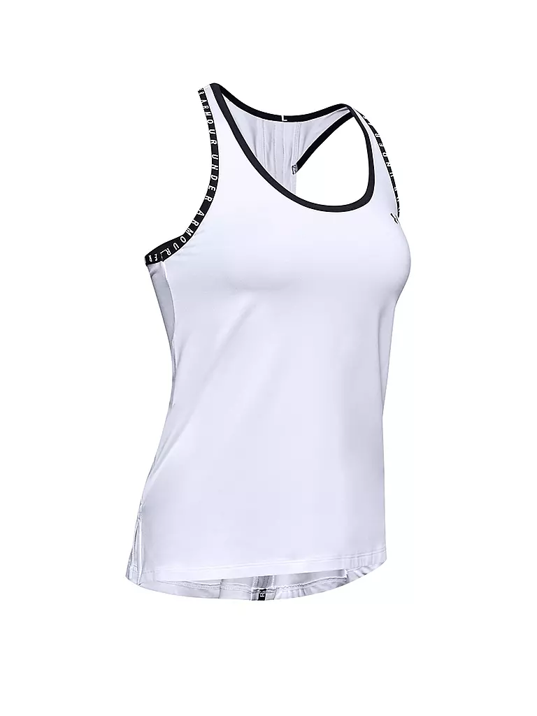 UNDER ARMOUR | Camiseta de fitness para mujer UA Knockout | Blanco