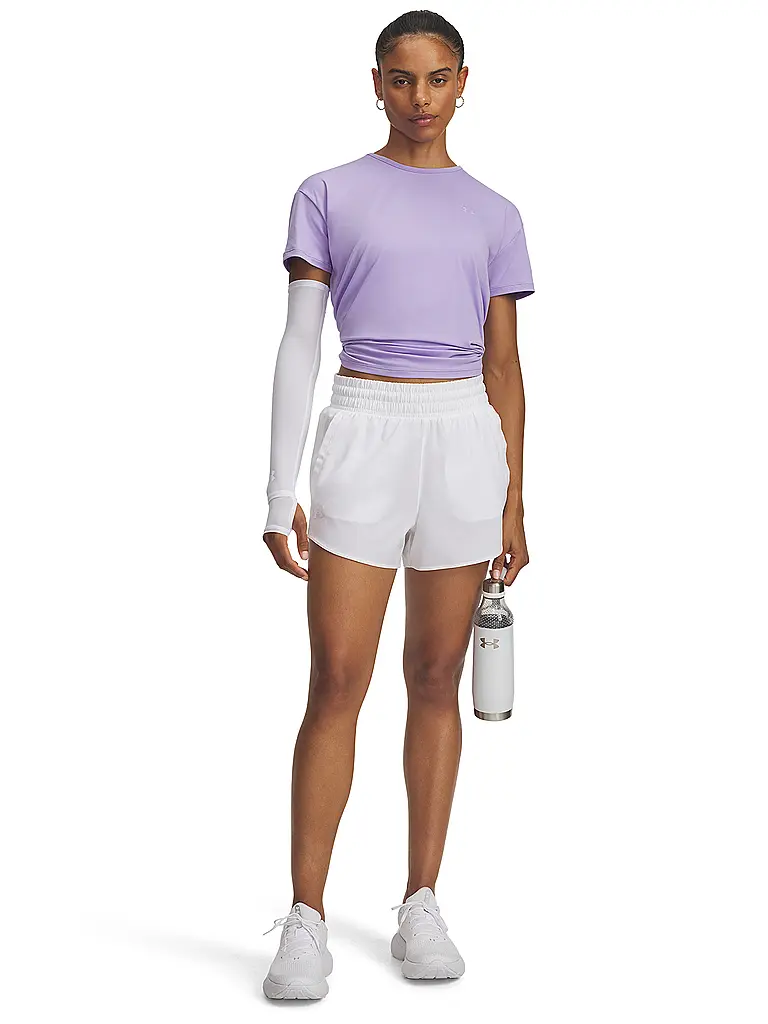 UNDER ARMOUR | Camiseta de fitness para mujer UA Rush Energy 2.0 | Lila