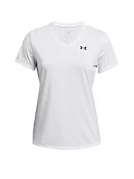 UNDER ARMOUR | Camiseta de fitness para mujer UA Tech™ con cuello en V | Blanco
