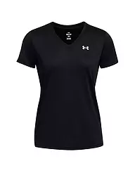 UNDER ARMOUR | Camiseta de fitness para mujer UA Tech™ con cuello en V | Negro